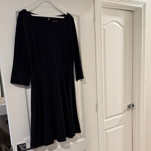 Kate Spade Classic Black Long Sleeve Dress